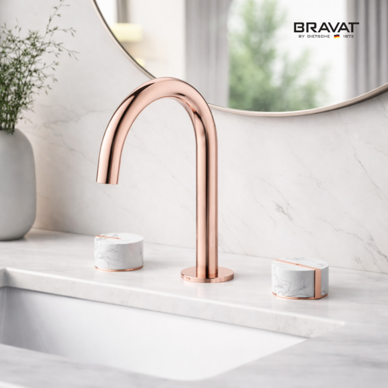 Two Handles 3-hole Basin Mixer