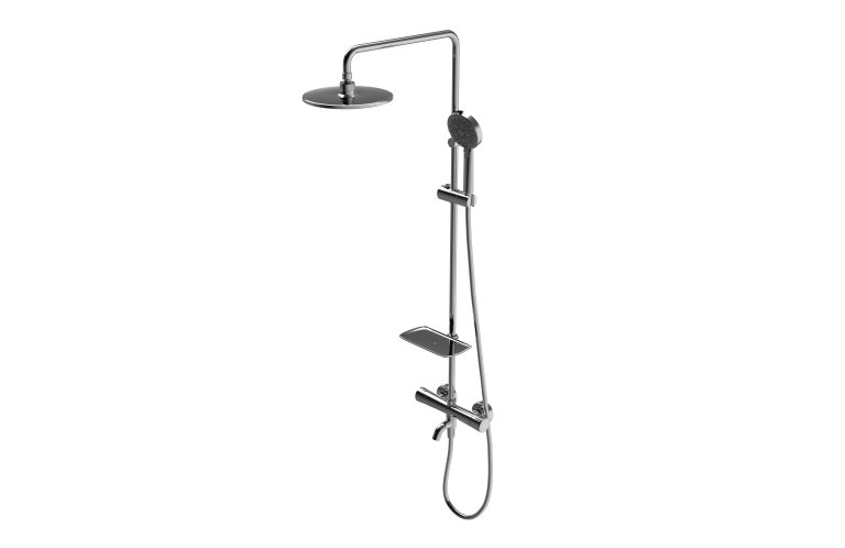 Single Handle Thermostatic Wall Mounted Shower Bar