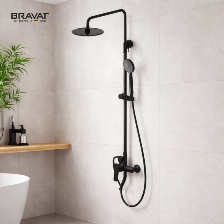 Single Handle Wall Mounted Shower Bar