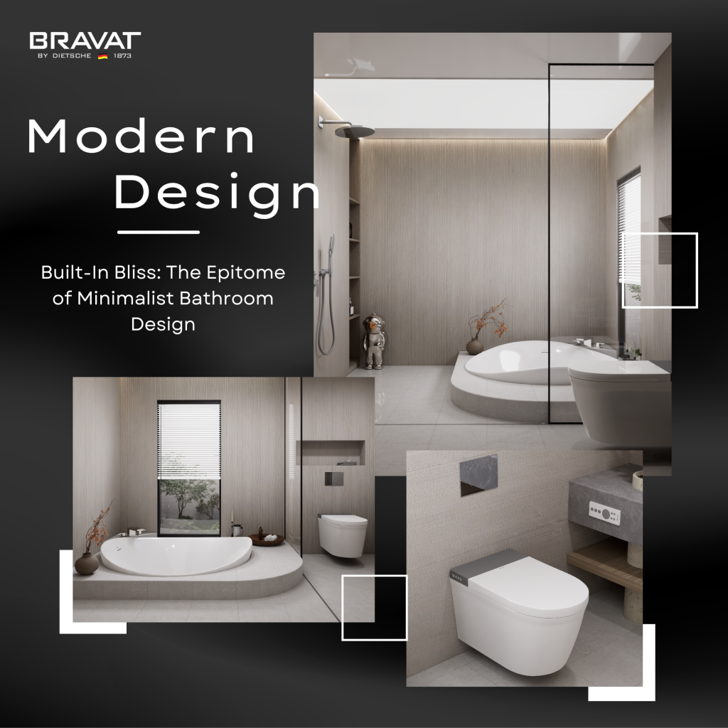 Built-In Bliss : The Art of Minimalist Bathroom Living